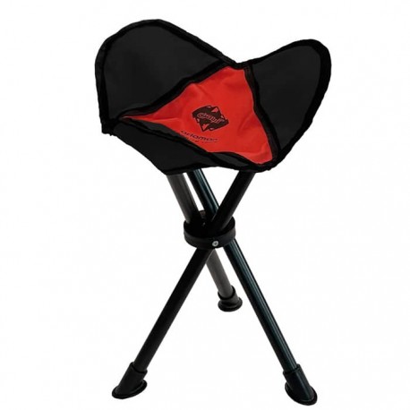 صندلی سفری آریامن سه پایه تاشو رنگ قرمز/مشکی