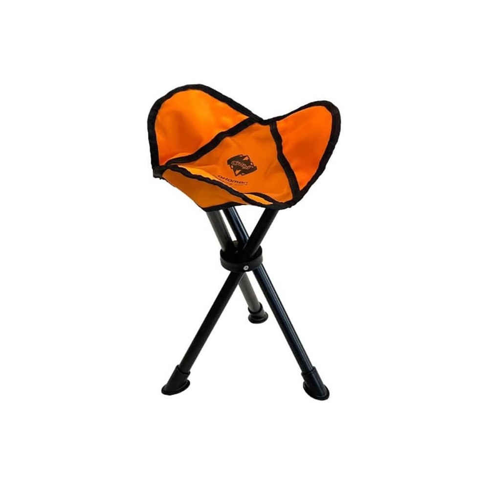 صندلی سفری آریامن سه پایه تاشو رنگ نارنجی