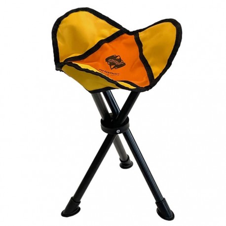 صندلی سفری آریامن سه پایه تاشو رنگ نارنجی/زرد