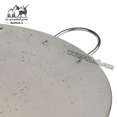 ساج گرانیتی پایه دار 42 سانتی متری سروکوه مدل SD21 رنگ  نقره ای