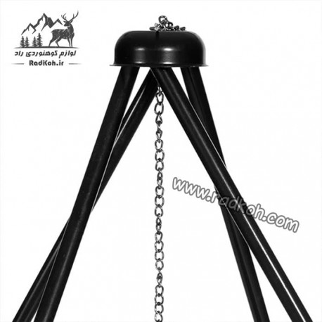 استند منقل سفری 90 سانتی متری سروکوه مدل SFT2 رنگ مشکی