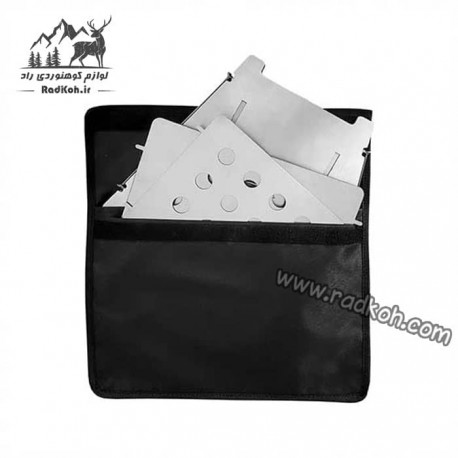 کباب پز و اجاق سفری بگ استوو سروکوه مدل FBSBS11 رنگ نقره ای