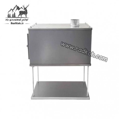 فایرباکس هیزمی داخل چادر سروکوه مدل TSFB01 رنگ نقره ای