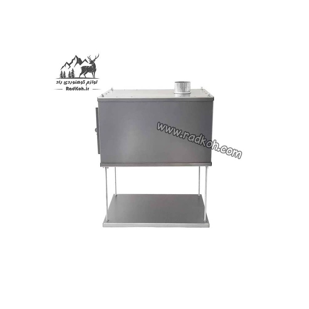 فایرباکس هیزمی داخل چادر سروکوه مدل TSFB01 رنگ نقره ای