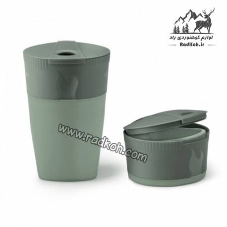 لیوان مدل pack up cup bio رنگ سبز