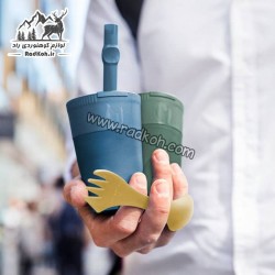 لیوان تاشو لایت مای فایر مدل pack up cup bio رنگ سبز
