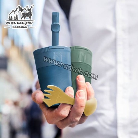 لیوان تاشو لایت مای فایر مدل pack up cup bio رنگ سبز