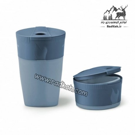 لیوان تاشو لایت مای فایر مدل pack up cup bio رنگ سرمه ای