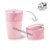 لیوان تاشو لایت مای فایر مدل pack up cup bio رنگ صورتی