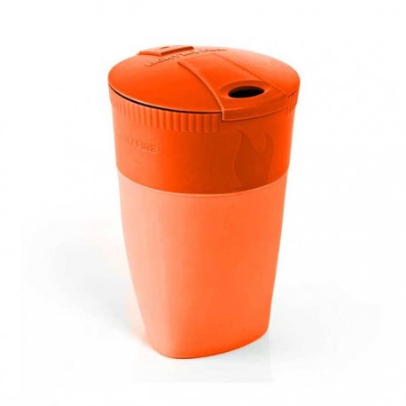 لیوان تاشو لایت مای فایر مدل pack up cup bio رنگ نارنجی
