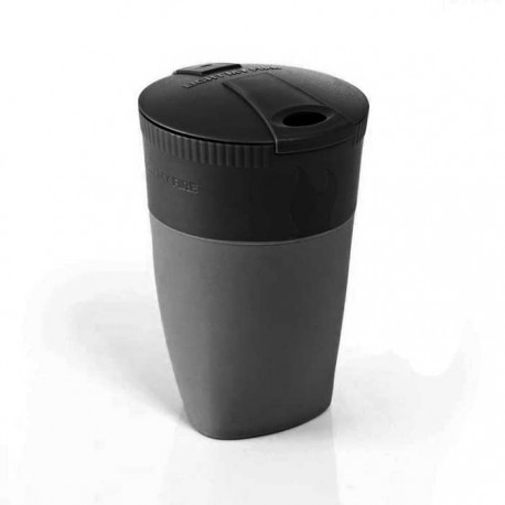 لیوان 2 نفره لایت مای فایر مدل pack up cup bio رنگ مشکی