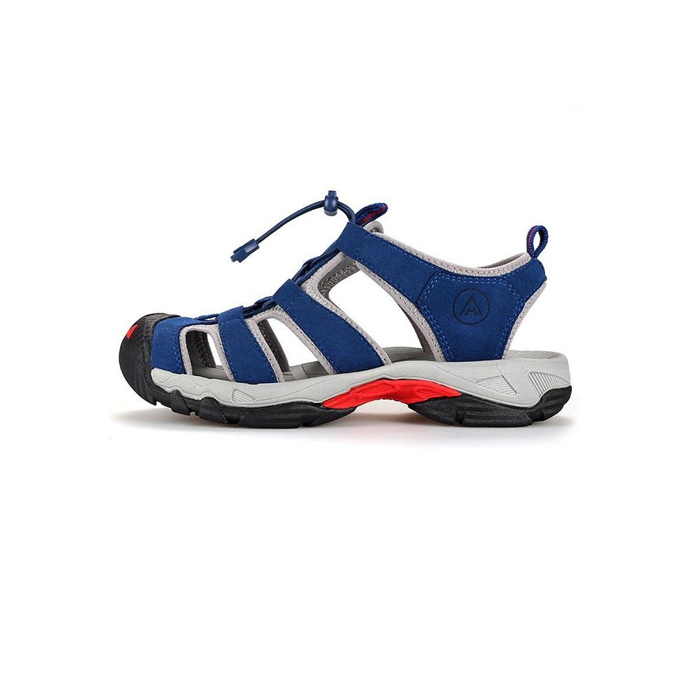 صندل جلو بسته مردانه هامتو مدل 9109-1 رنگ آبی