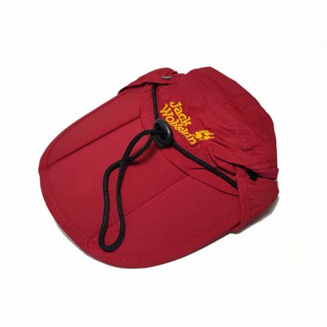 کلاه جک وولف اسکین jack wolfskin رنگ زرشکی