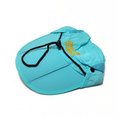 کلاه جک وولف اسکین jack wolfskin رنگ آبی فیروزه ای