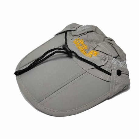 کلاه جک وولف اسکین jack wolfskin رنگ طوسی