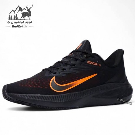 کفش پیاده روی مردانه نایک رنگ مشکی/نارنجی