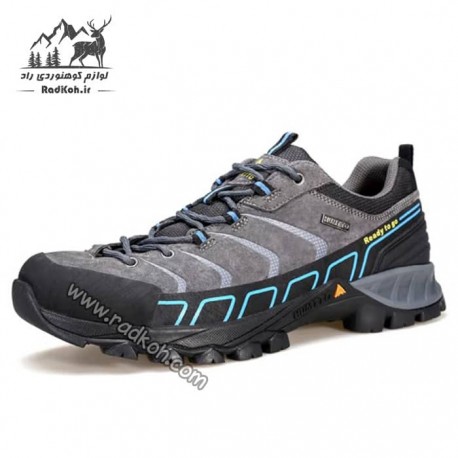 کفش پیاده روی مردانه هامتو مدل 130512A-1 رنگ خاکستری تیره