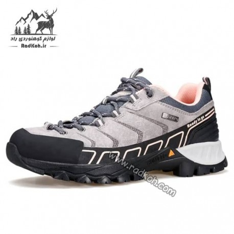 کفش پیاده روی زنانه هامتو مدل 130512B-2 رنگ طوسی/صورتی