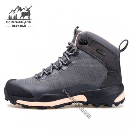 کفش پیاده روی زنانه هامتو مدل 230078B-3 رنگ خاکستری تیره