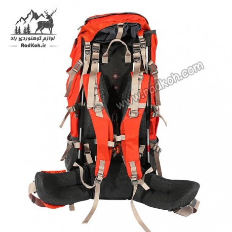 کوله پشتی هامتو 65+15 لیتری مدل HB202108-1 رنگ قرمز