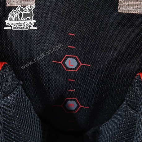 کوله پشتی 80 لیتری هامتو مدل HB202108-1 رنگ قرمز