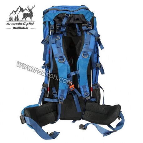 کوله پشتی کوهنوردی 65+15 لیتری هامتو مدل HB202108-2 رنگ آبی
