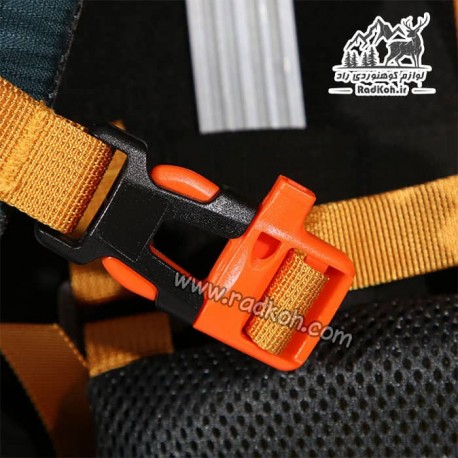 کوله پشتی کوهنوردی 65+10 لیتری هامتو مدل HB202107-1 رنگ سبز کله غازی