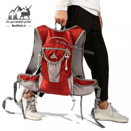 کوله دوچرخه سواری 18 لیتری هامتو مدل HB202105-1 رنگ قرمز