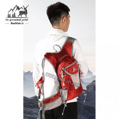 کوله دوچرخه سواری 18 لیتری هامتو مدل HB202105-1 رنگ قرمز