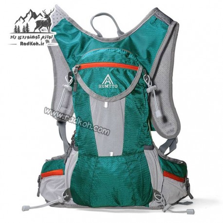 کوله دوچرخه سواری 18 لیتری هامتو مدل HB202105-2 رنگ سبز کله غازی