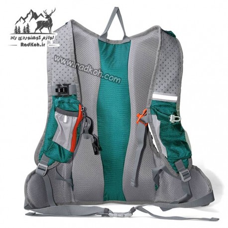 کوله دوچرخه سواری 18 لیتری هامتو مدل HB202105-2 رنگ سبز کله غازی