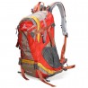 خرید کوله پشتی کوهنوردی 36 لیتری هامتو مدل HB202102-1 رنگ طوسی قرمز