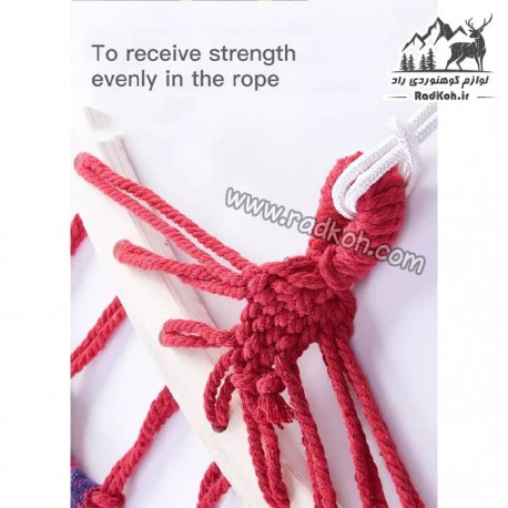 تخت آویز (ننو) مسافرتی یک نفره هامتو مدل HT011F