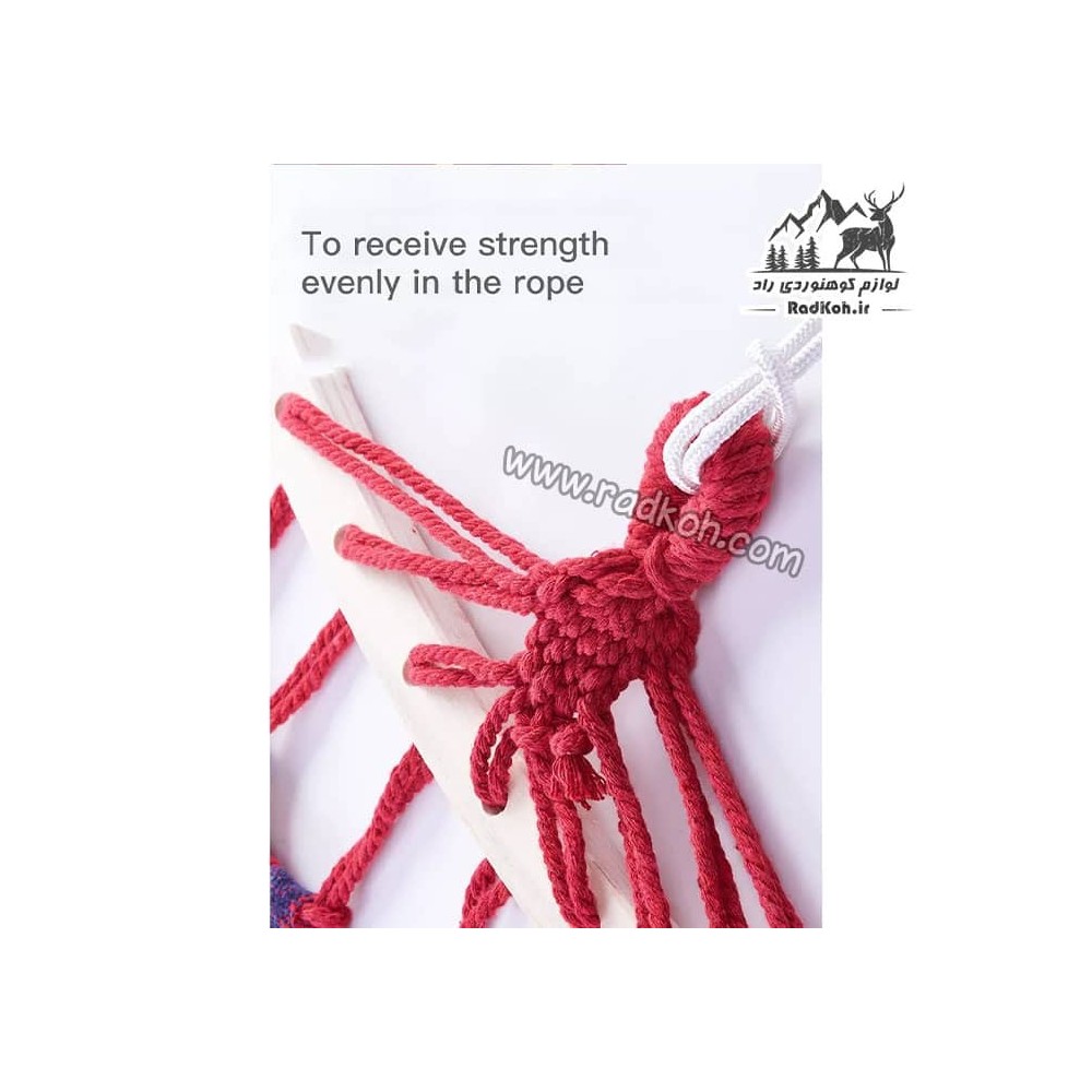 تخت آویز (ننو) مسافرتی یک نفره هامتو مدل HT011F