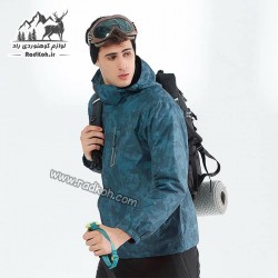 کاپشن دوپوش مردانه هامتو مدل humtto 20103A-5 رنگ سبز آبی