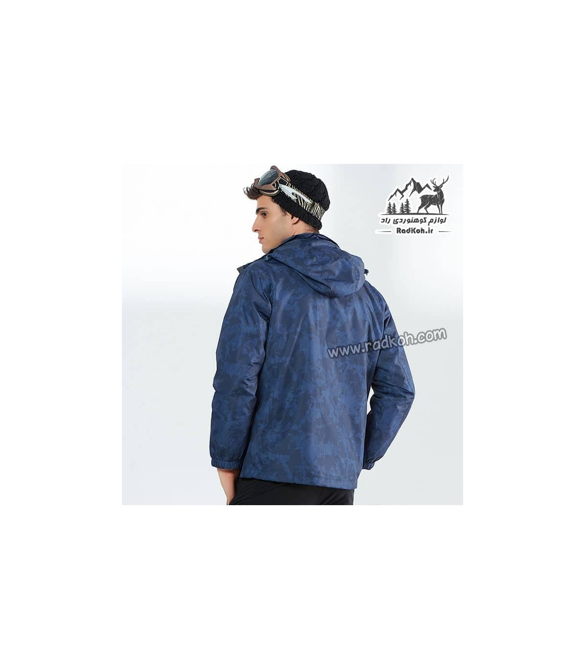 کاپشن دوپوش مردانه هامتو مدل humtto 20103A-4 رنگ سرمه ای