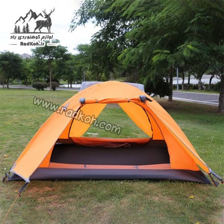 چادر کوهنوردی دوپوش 2 نفره هامتو مدل humtto HT012F-3  رنگ نارنجی