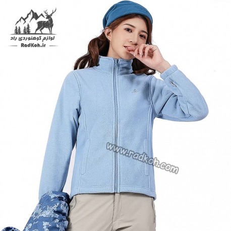 	کاپشن دوپوش زنانه هامتو مدل humtto 20103B-4 رنگ آبی فیروزه ای