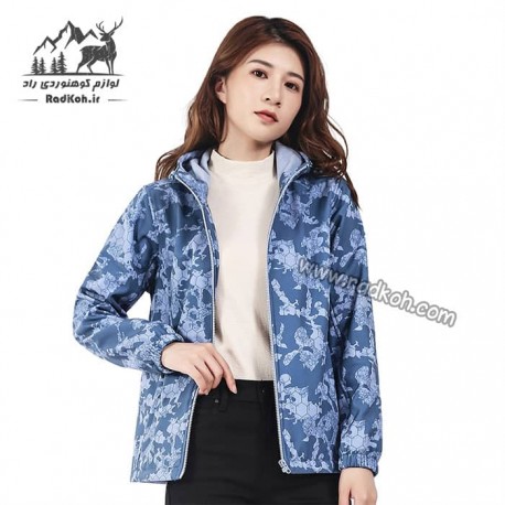 	کاپشن دوپوش زنانه هامتو مدل humtto 20103B-4 رنگ آبی فیروزه ای