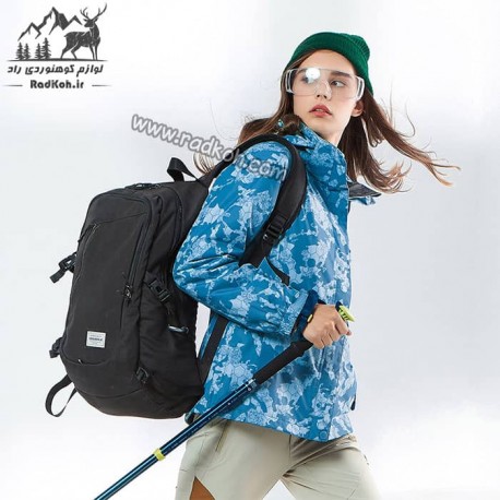 	کاپشن دوپوش زنانه هامتو مدل humtto 20103B-4 رنگ آبی فیروزه ای