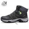 کفش کوهنوردی مردانه هامتو مدل 230510A-1 رنگ خاکستری تیره