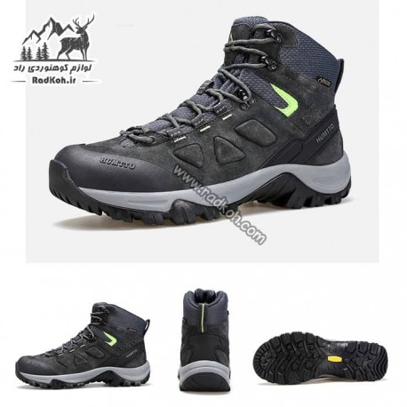 کفش کوهنوردی مردانه هامتو مدل humtto 230510A-1 رنگ خاکستری تیره