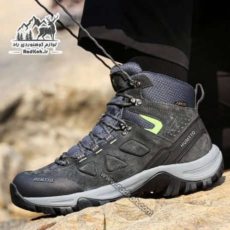 کفش کوهنوردی مردانه هامتو مدل humtto 230510A-1 رنگ خاکستری تیره