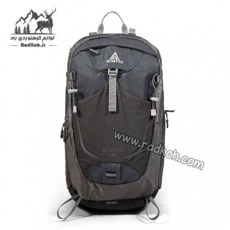 کوله پشتی کوهنوردی 35 لیتری هامتو مدل humtto HB202204-2 رنگ خاکستری (زغالی)
