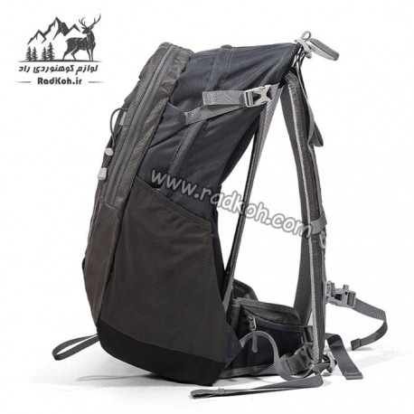 کوله پشتی مسافرتی 35 لیتری هامتو مدل humtto HB202204-2 رنگ خاکستری (زغالی)