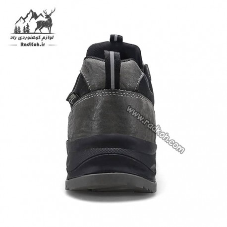 کفش چرمی مردانه هامتو مدل humtto 330163A-2 رنگ خاکستری تیره