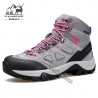 کفش کوهنوردی زنانه هامتو مدل 230510B-3 رنگ خاکستری/صورتی