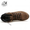 کفش طبیعت گردی ساقدار مردانه چرم هومتو مدل humtto 230133A-2 رنگ قهوه ای روشن