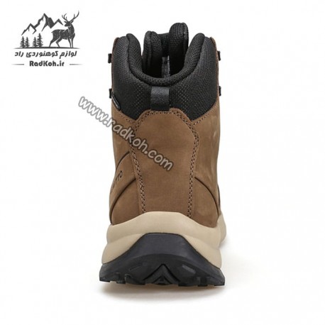 کفش راحتی ساقدار مردانه چرم هامتو مدل humtto 230133A-2 رنگ خاکی