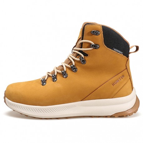 کفش ساقدار مردانه چرم هامتو مدل 230133A-3 رنگ گندمی